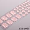 Popular Style New 3D Waterproof Nail Sticker Plastic UV Free Nail Wraps Toe Wraps