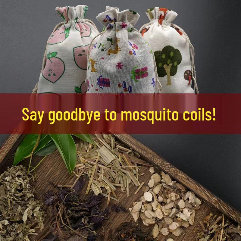 Herbal Mosquito Repellent Sachet for Wardrobe and Car – Portable Cotton Linen Aromatherapy Bag