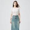 Women's 100% Fine Wool Round Neck Knit Sweater