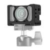 Aluminum Alloy Camera Vlog Cage Protective Camera Cage with 1 4 3 8 Inch Screw Holes Compatible with Sony RX0 II