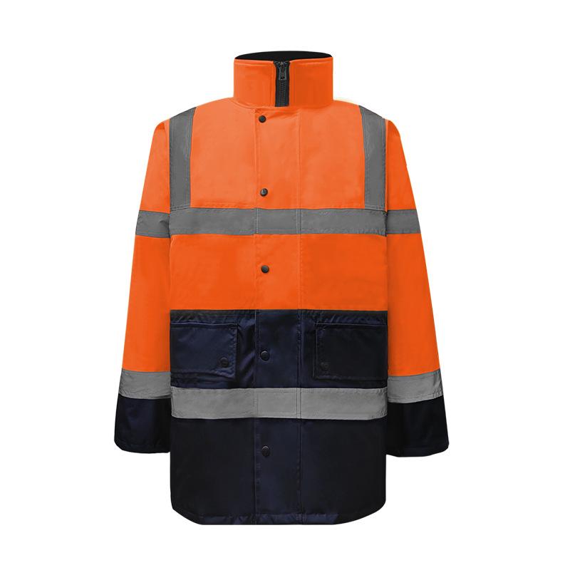 Maßgeschneiderte wasserdichte reflektierende Sicherheitsjacke für Herbst und Winter