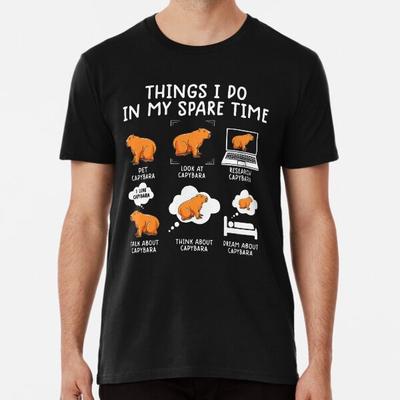 Capybaras Funny Capibara Rodent Things I Do T-Shirt S-5XL Best T-Shirt