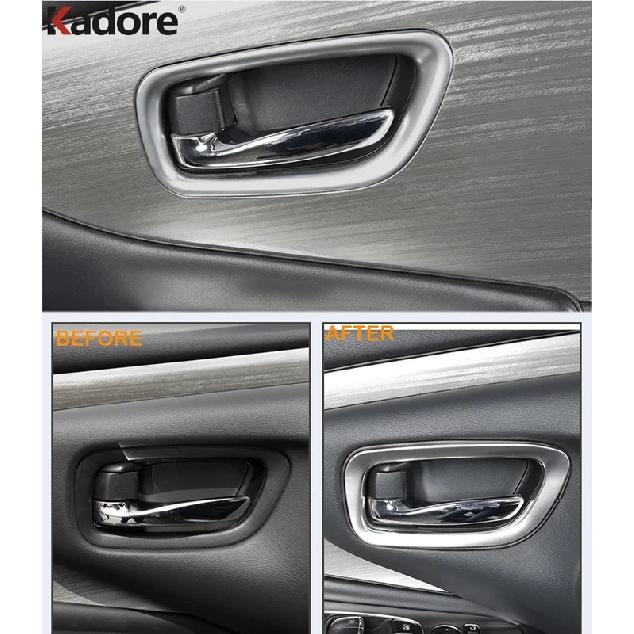 For Nissan Murano 2015-2017 2018 Matte Car ide Inner Door Handle Bowl Cover Trim Interior Accessories