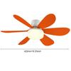 E27 Socket Fan LED Light E27 Base 42cm Modern LED Ceiling Fan Remote Control Chandelier Ceiling Fan 3 Speeds for Bedroom Kitchen