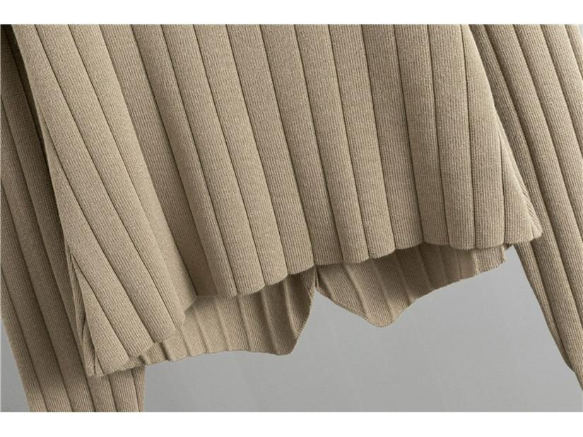 Korean Slim Fit Fragrant Wide-Leg Pants & Sweater 3-Piece Set for Women - 2025 Spring/Autumn