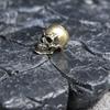 Skull Head Brass Knife Bead Punk EDC Outdoor DIY Paracord Woven Lanyard Pendants Retro Umbrella Rope Bracelets EDC Accessories