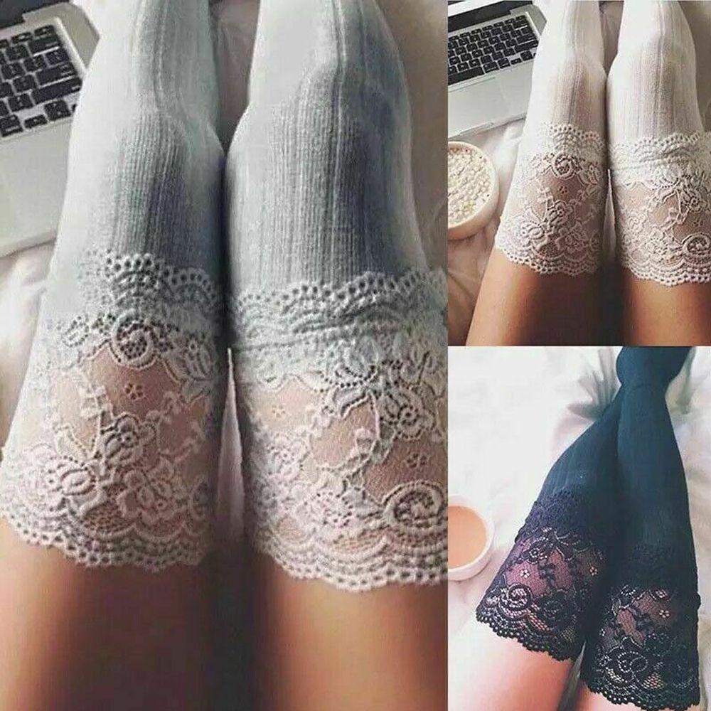 Xmas Winter Warm Spring Autumn Sexy Over the Knee Socks Long Knit Stockings