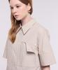 Kankeu Button Pocket Shirt - Beige