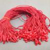 100Pcs Hang Tag Strings Firmly Tear-resistance Clothes Tag Ropes with Fastener Hook Daily Use
