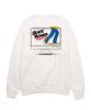 VANNWORKS Skateboard In Monitor Oversized Sweatshirt (Vncts102) White