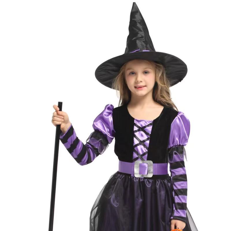 1/2 pezzi Cappello da Strega di Halloween Unisex Cappelli Neri per Adulti Bambini Fornitura per Feste di Halloween Accessorio Costume Cosplay Cappelli da Mago