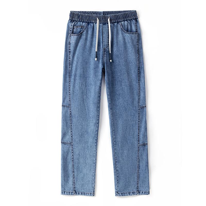 

Джинсы мужские летние тонкие прямые брюки 4XL