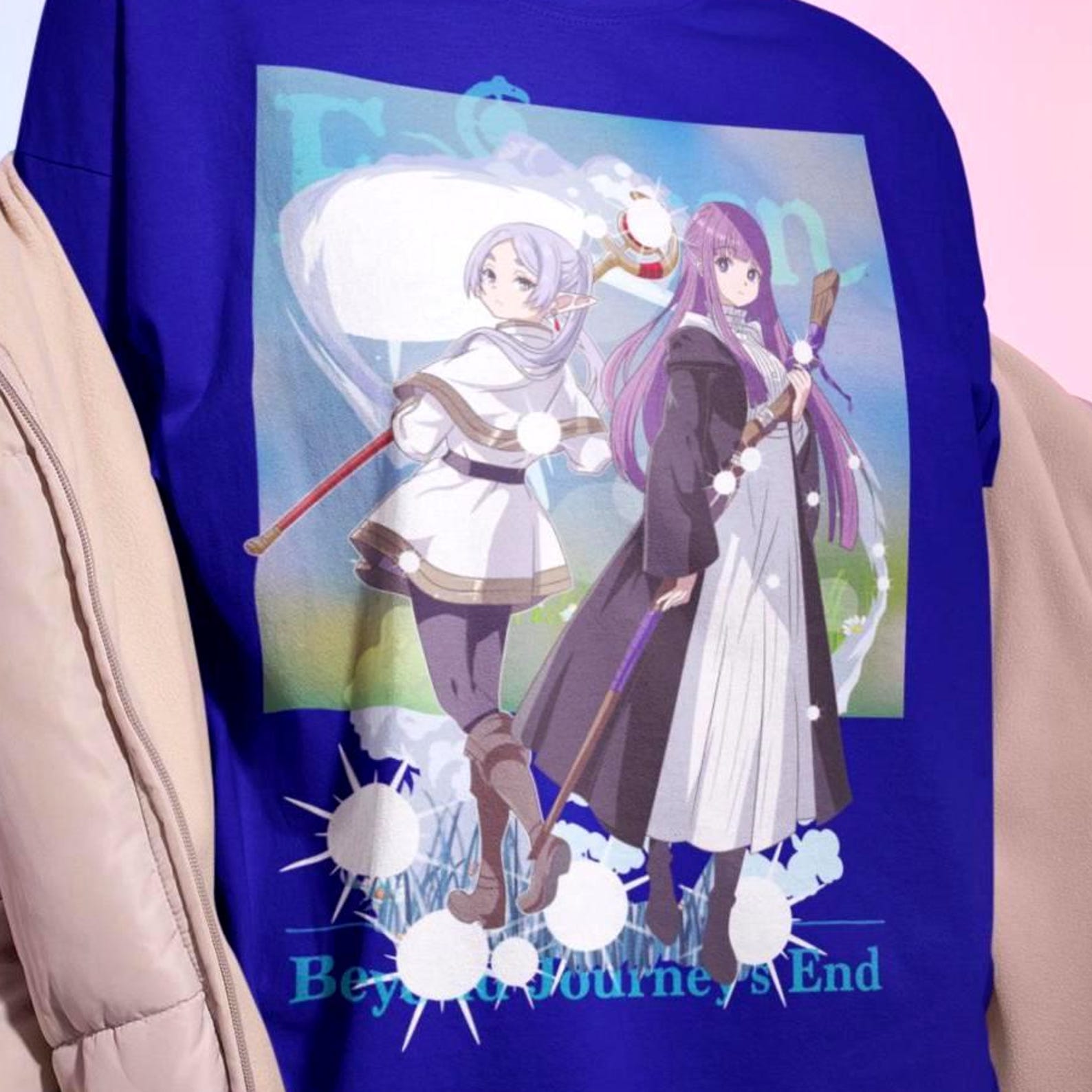 Frieren & Fern Tshirt - Sousou No Frieren Shirt,Anime Tee,Manga Sweatshirt,Himmel,Mimic,Stark 2XL