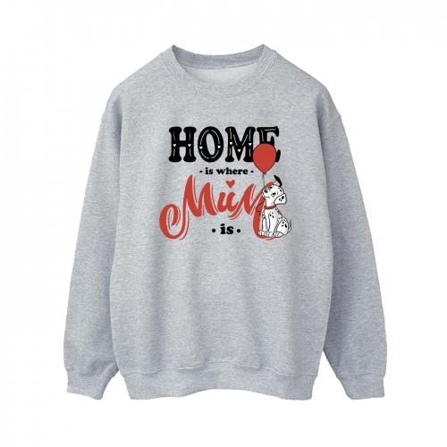 101 Dalmatians Womens/Ladies Home Is Where Mum Is Sweatshirt