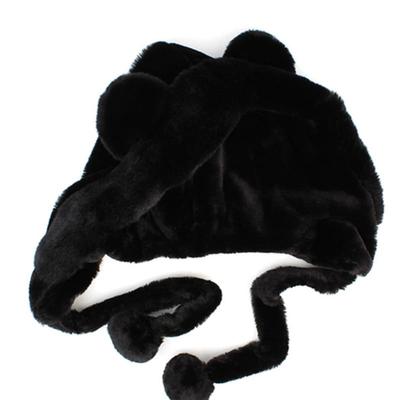 Universal Chemistry Bear Fur Black Balaclava