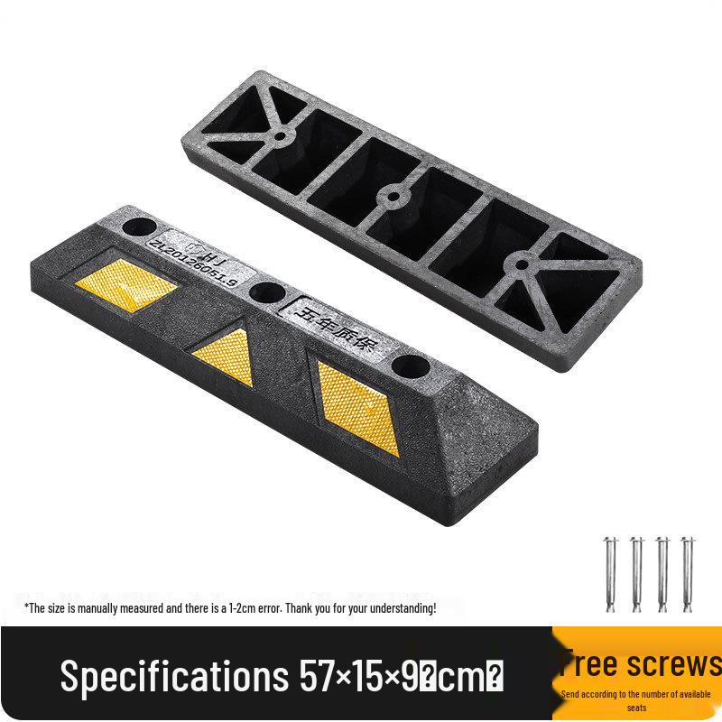 Rubber Car Wheel Chock: Anti-Collision Parking Stopper