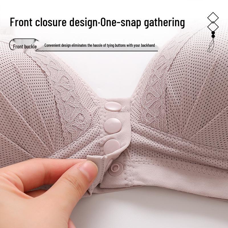 Imperial Grass Plus Size Wireless Supportive Nursing Bra - Push-Up with Side Support
