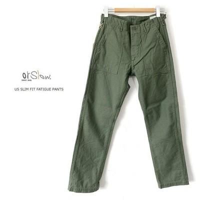 orSlow US SLIM FIT FATIGUE size M Pants Made Japan FS