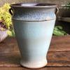 Medium Handmade Ceramic Footed Planter: Breathable, Colored Glaze for Succulents & Green Plants