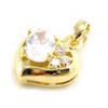 Les Trésors De Lily [G1667] - Gold Plated Pendant 'Charm of Love'