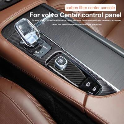 Carbon Fiber Center Control Panel Interior for Volvo XC60 S60 V60 V60CC XC90 S90 V90CC