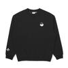 MALBON GOLF King Of Club Round Sweatshirt Black (Man)