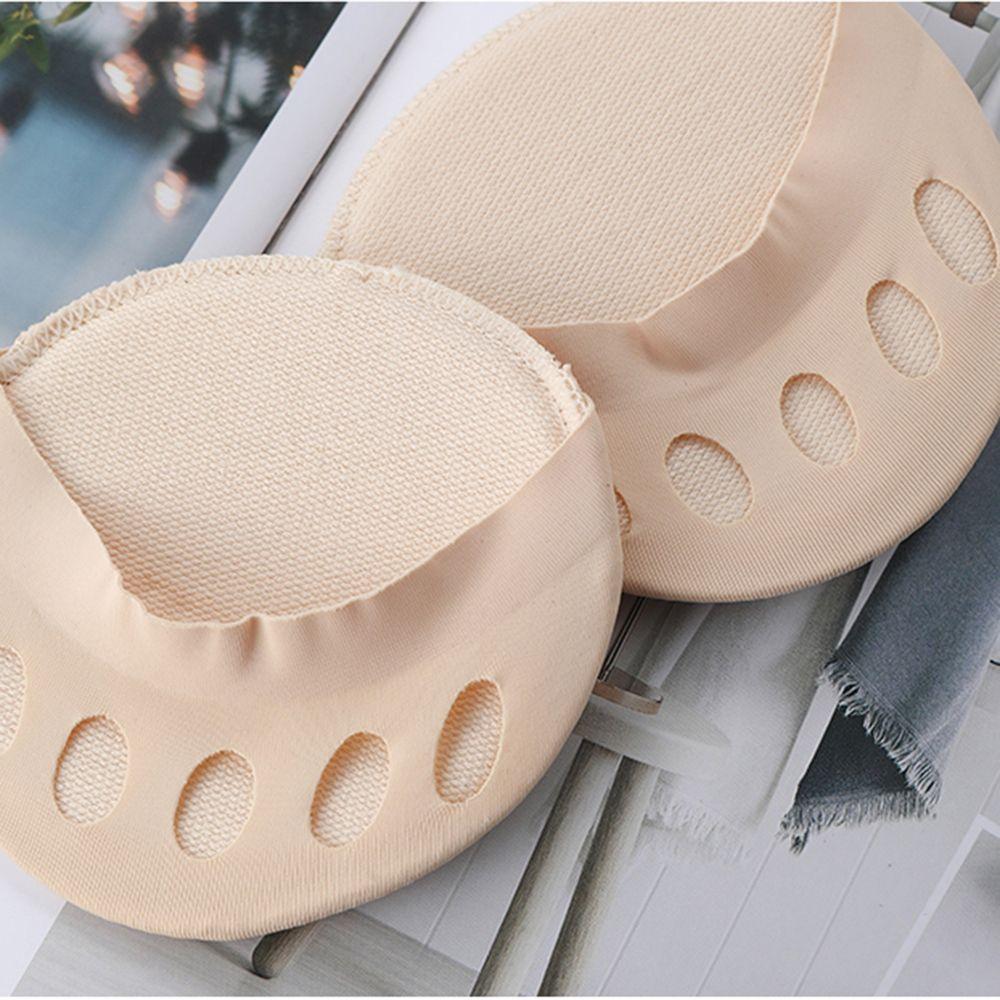 High Heels Ease Pain Socks Toe Pad Insert Half Insoles Forefoot Pads Five Toes