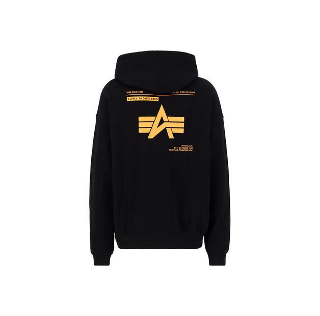 Толстовка Alpha Industries Logo Backprint Hoodie