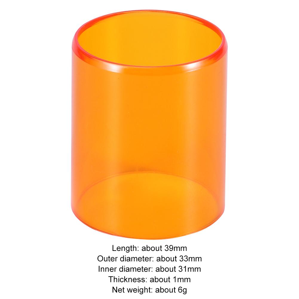 Atmosphere Decorative Camping Light Lampshade Portable Camping Light Cover Mosquito Repellent Orange for ML4 Lamp Accessories