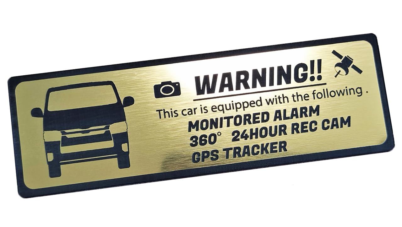 

Toyota Hiace 4-го и 5-го поколения наклейка на автомобиль безопасности класса люкс с GPS, безопасность, автомобиль, VIP, круглосуточное наблюдение, трекер, защита от угона (золото) золотой