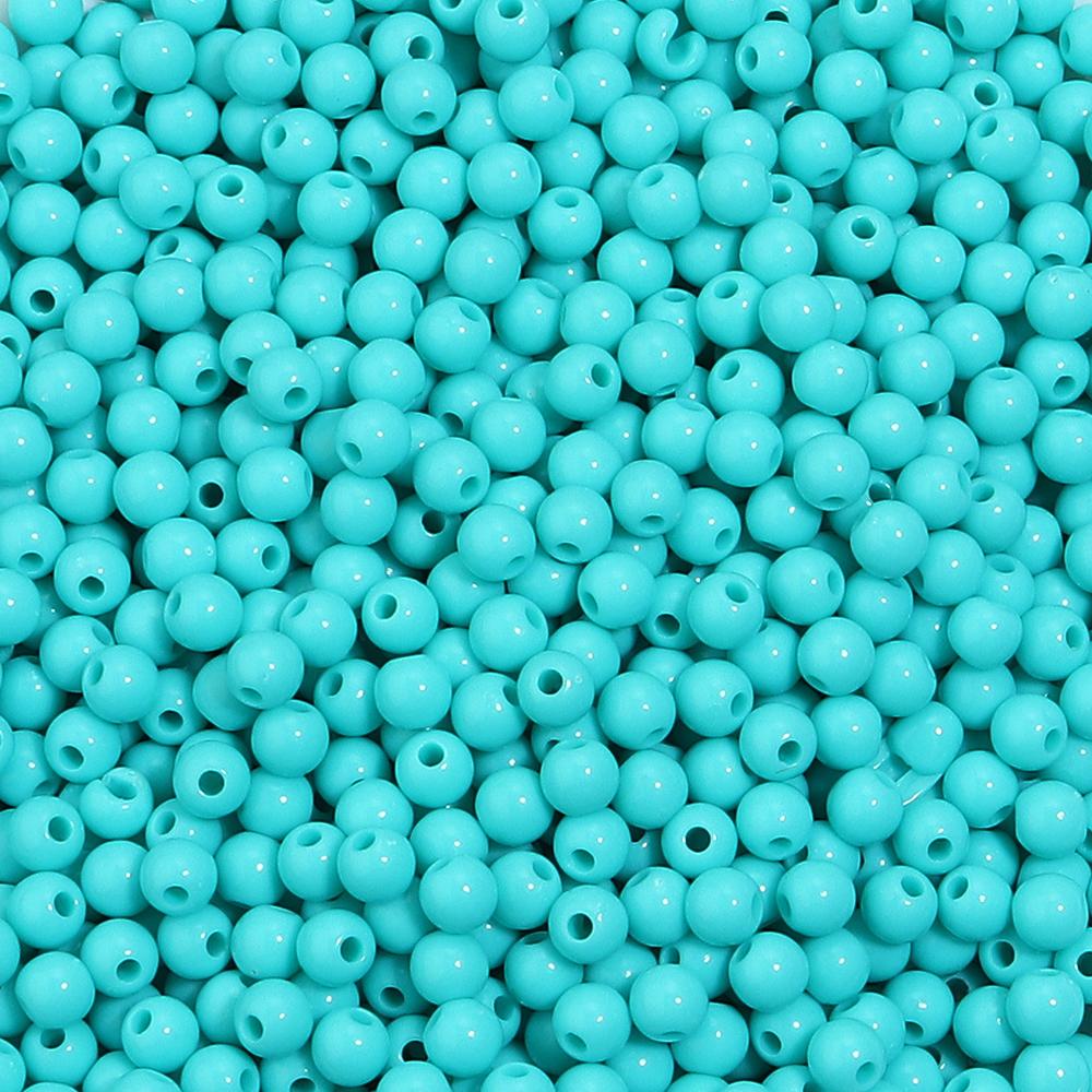 1000pcs/lot 5mm Solid Color Acrylic Round Beads Loose Spacer Mini Seed Bead For Jewelry Making DIY Bracelet Necklace Accessories