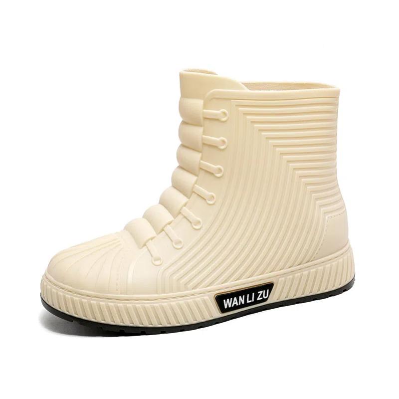 

Мужская и женская обувь для повара, кухонная обувь, резиновые сапоги для охраны труда на стройплощадке, короткие сапоги, резиновые сапоги на вынос 36 белый