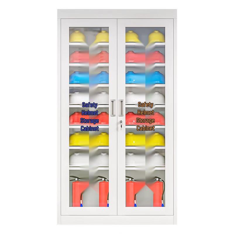 Industrial Safety Helmet Storage Cabinet with Lock