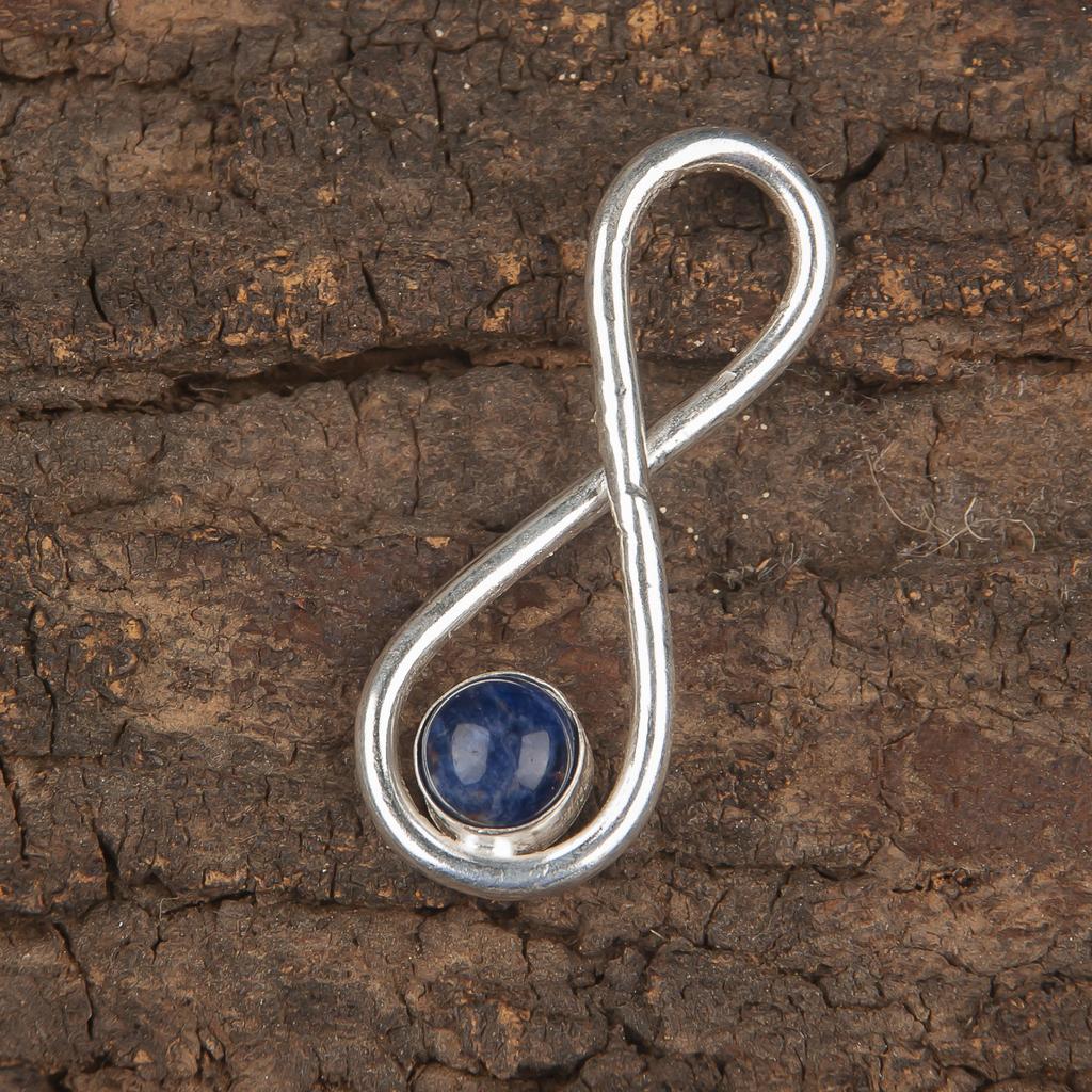 Sodalite Handmade Gemstone Pendant, 925 Solid Sterling Silver Pendant Wonderful Jewelry, Pendant For Engagement Gift