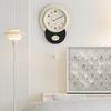 Wozoom Quasi-French Pendulum Wall Clock: Modern Cream Style for Living Room & Restaurant Decor