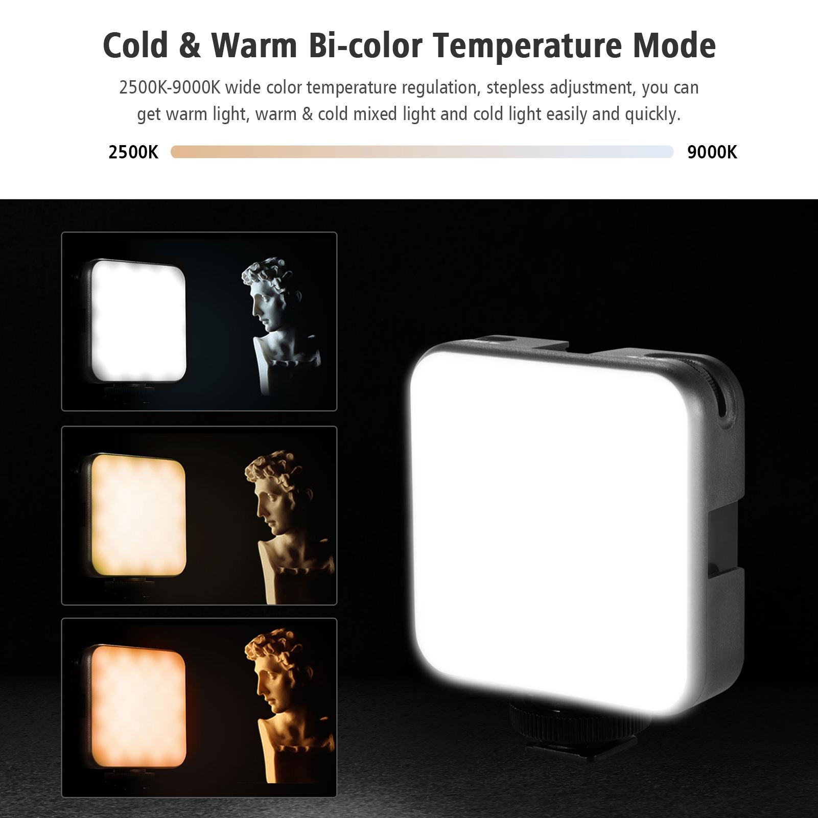 Andoer W64RGB Mini RGB светодиодный светильник для видеосъемки — фото 6