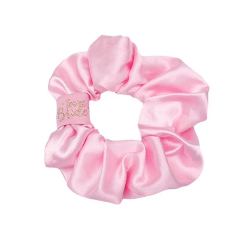 

Bridesmaid Hair Scrunchy for Bridal Shower Stains Hair Scrunchies Party Accessories Hairtie for Wedding Party Hairstyle
