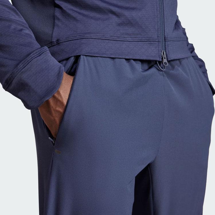 Adidas Cold.Rdy Workout Pants Solid Logo Tapered Fitness Long Pants Men Pants Legendary-Ink-Blue IL1435