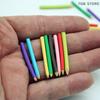 5Pcs Miniature Colored Pens Mini Pencils School Supplies For Dollhouse Kids Pretend Play Toy Accessories