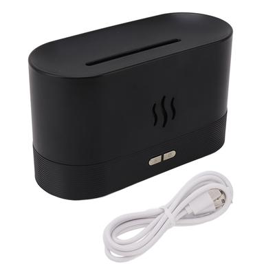 Flame Diffuser Humidifier 180ml Noiseless Auto Off USB Flame Essential Oil Diffuser with 7 Color