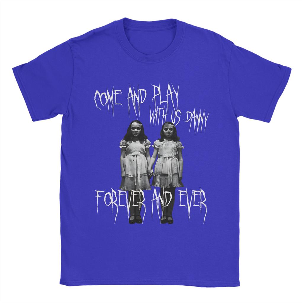 Vintage Come and Play with us Danny The Shining T Shirt Unisex Oneck Short Sleeve Top Tee Cotton Summer TopsTops