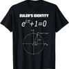 Eulers Eulersche Identität Mathe Gleichung Komplexe Zahl Mathe Formel Grafik T-Shirt Lässiges Wissenschafts Oberteil für Mathematiker Physik