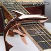 Metal Shark Guitar Capo Heavy Duty Zinc Alloy Universal Ukulele Acoustic Classical Folk Electric Guitar Tuner Clip Music Instruments Tools Guitar