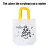 Cartoon Christmas Diy Graffiti Bag Handmade Painting Non-Woven Bags for Children Arts Crafts Color Filling Handbag Xmas Gift