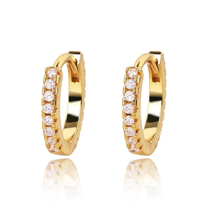 2026 Французские серьги Креативные пусеты Европейский и американский стиль Набор женских серег с цирконом