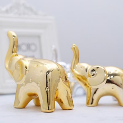 Elephant Statue Home Decor Elephant Statue Decorations Gold Sculpture Ornaments