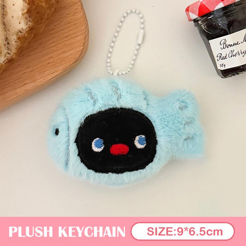 Penguin Plush Toy Keychain Fluffy Soft Stuffed 1Pc for Girls Bag Pendant Backpack Car Keychain Holder