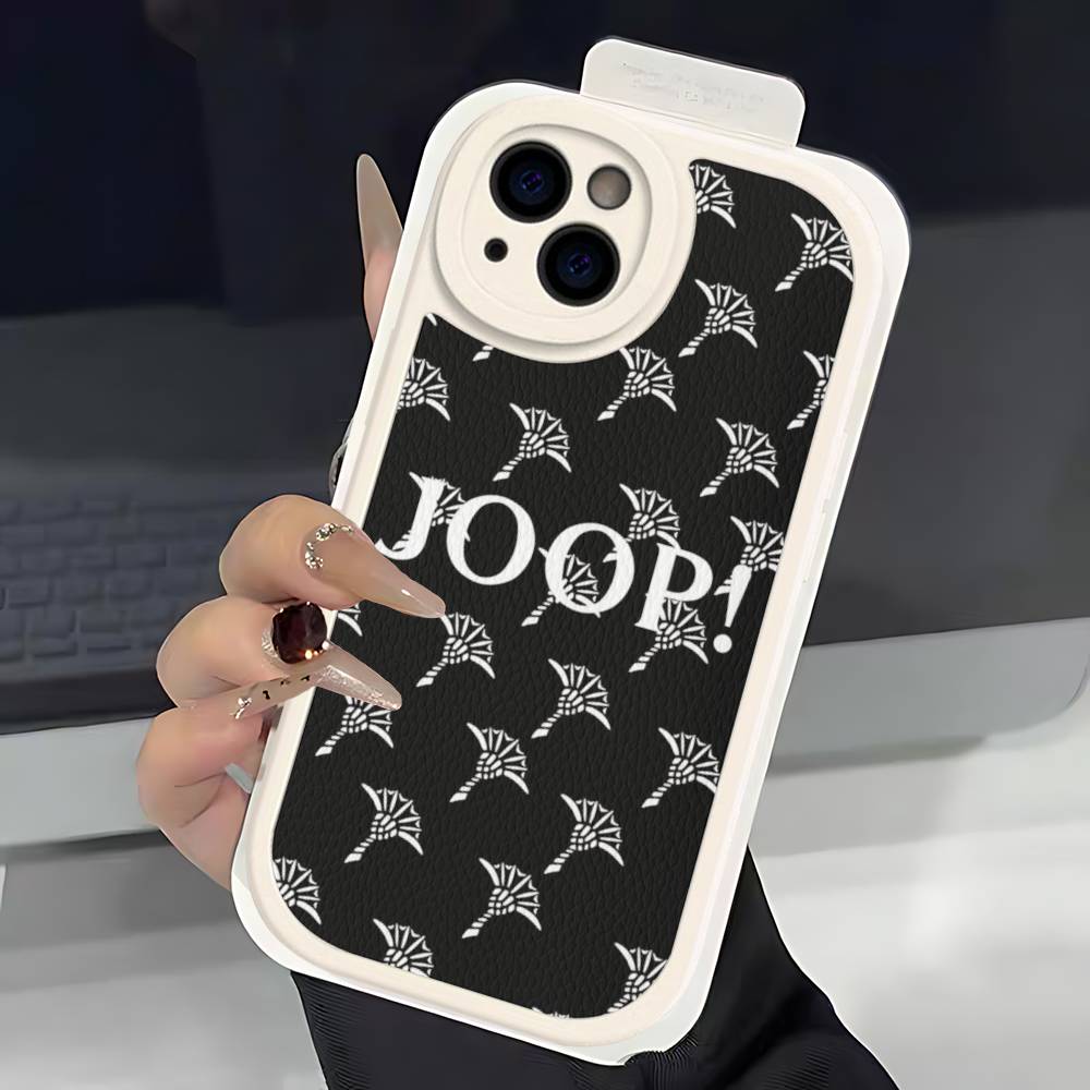 Famous Printed J-JoopS Logo Phone Case For IPhone 16 15 14 13 12 11 Pro Max Plus Leather Shockproof Cover