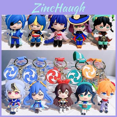 Charming Genshin Impact Keychain Silicone Accessories Perfect Birthday Gifts