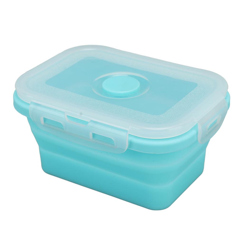 Collapsible Silicone Food Storage Container High Temperature Resistant Microwave Safe Lunch Box Environmental Friendly